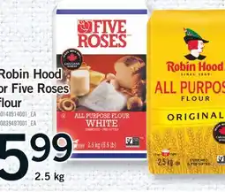 Fortinos ROBIN HOOD OR FIVE ROSES FLOUR offer
