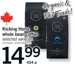 Fortinos KICKING HORSE WHOLE BEAN COFFEE offer