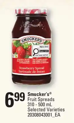 Fortinos SMUCKER'S FRUIT SPREADS offer