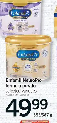 Fortinos ENFAMIL NEUROPRO FORMULA POWDER, 553/587 G offer