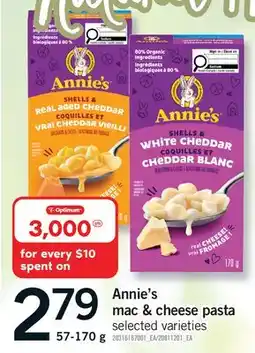Fortinos ANNIE'S MAC & CHEESE PASTA offer