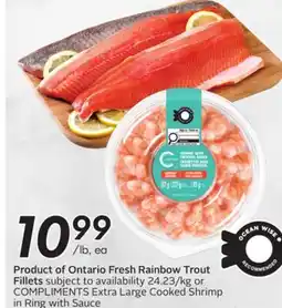 Sobeys Fresh Rainbow Trout Fillets offer
