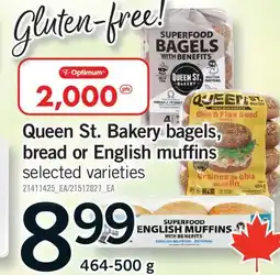 Fortinos QUEEN ST. BAKERY BAGELS, BREAD OR ENGLISH MUFFINS offer