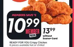 Sobeys Crispy Chicken 6 pieces offer
