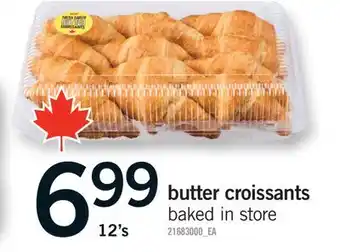 Fortinos BUTTER CROISSANTS, 12' S offer