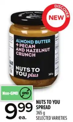 Metro NUTS TO YOU SPREAD offer