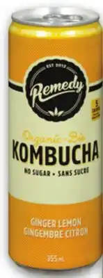 Metro REMEDY KOMBUCHA 355 ML STEAZ ICED GREEN TEA 473 ML offer