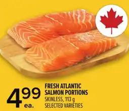 Metro FRESH ATLANTIC SALMON PORTIONS offer