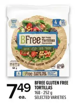 Metro BFREE GLUTEN FREE TORTILLAS offer