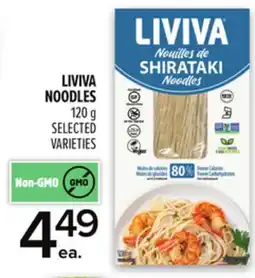 Metro LIVIVA NOODLES offer