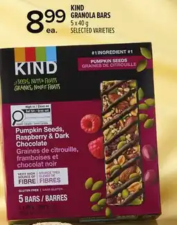 Metro KIND GRANOLA BARS offer
