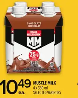 Metro MUSCLE MILK offer