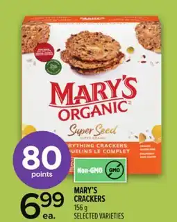 Metro MARY'S CRACKERS offer