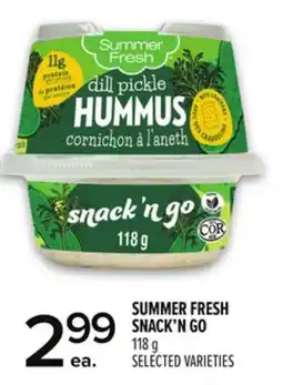 Metro SUMMER FRESH SNACK'N GO offer