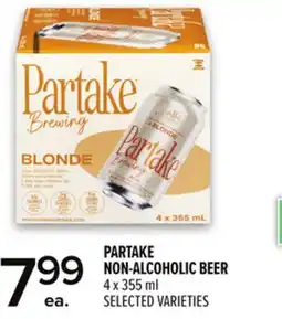 Metro PARTAKE NON-ALCOHOLIC BEER offer