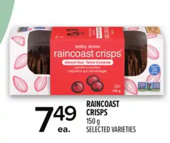 Metro RAINCOAST CRISPS offer