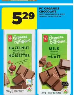Real Canadian Superstore PC ORGANICS CHOCOLATE offer