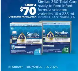 Real Canadian Superstore SIMILAC 360 TOTAL CARE READY TO FEED INFANT FORMULA offer