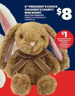 Real Canadian Superstore 8 PRESIDENT'S CHOICE CHILDREN'S CHARITY MINI BUNNY offer