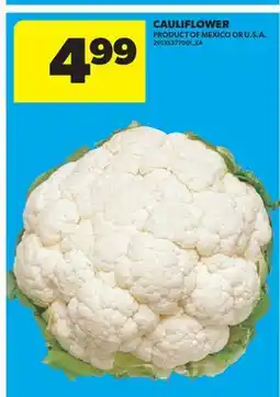 Real Canadian Superstore CAULIFLOWER offer
