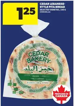 Real Canadian Superstore CEDAR LEBANESE-STYLE PITA BREAD offer