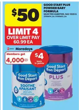 Real Canadian Superstore GOOD START PLUS POWDER BABY FORMULA offer