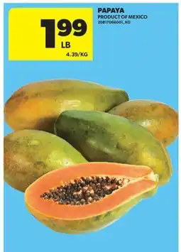 Real Canadian Superstore PAPAYA offer