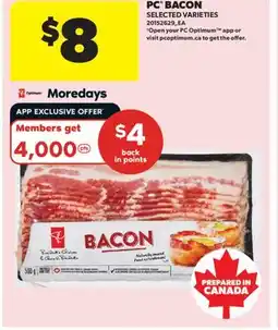 Real Canadian Superstore PC BACON offer