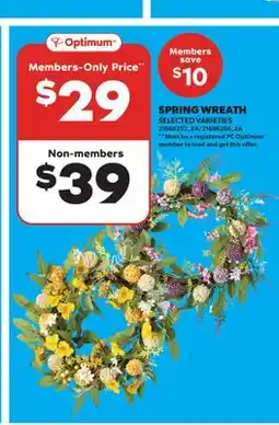 Real Canadian Superstore SPRING WREATH offer