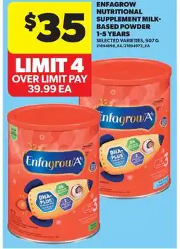 Real Canadian Superstore ENFAGROW NUTRITIONAL SUPPLEMENT MILK-BASED POWDER 1-5 YEARS offer