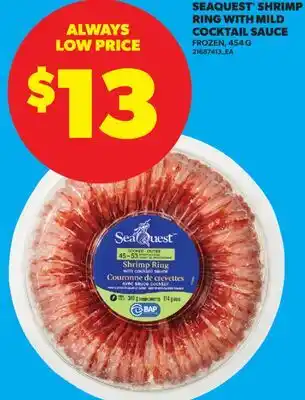 Real Canadian Superstore SEAQUEST SHRIMP RING WITH MILD COCKTAIL SAUCE offer