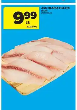Real Canadian Superstore ASC TILAPIA FILLETS offer