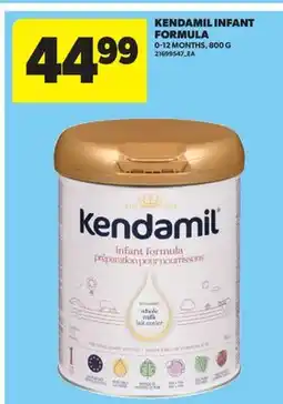 Real Canadian Superstore KENDAMIL INFANT FORMULA 0-12 MONTHS offer