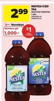 Real Canadian Superstore NESTEA ICED TEA offer