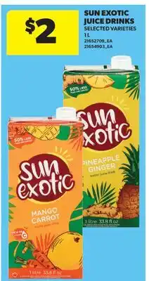 Real Canadian Superstore SUN EXOTIC JUICE DRINKS offer