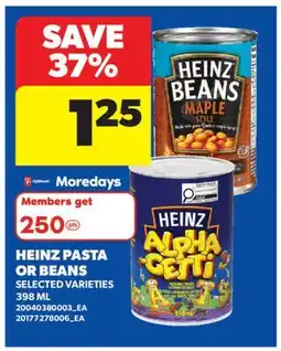 Real Canadian Superstore HEINZ PASTA OR BEANS offer