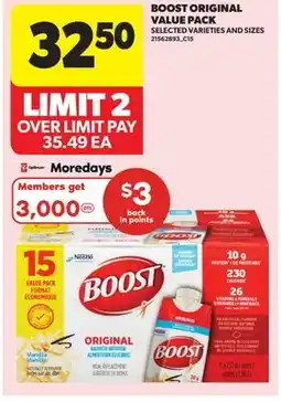 Real Canadian Superstore BOOST ORIGINAL VALUE PACK offer
