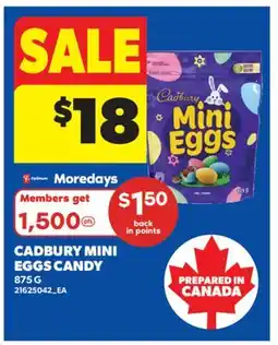 Real Canadian Superstore CADBURY MINI EGGS CANDY offer