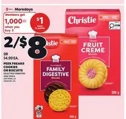 Independent Grocer PEEK FREANS COOKIES OR BISCUITS, 300/350 G offer