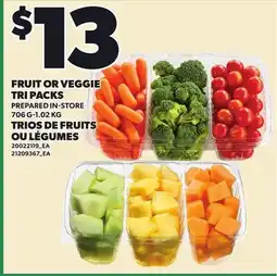 Independent Grocer FRUIT OR VEGGIE TRI PACKS, 706 G-1.02 KG offer
