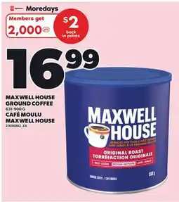 Independent Grocer MAXWELL HOUSE GROUND COFFEE offer