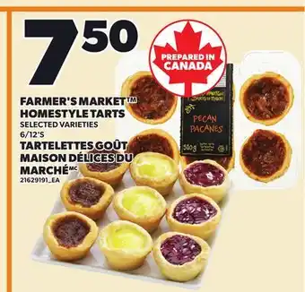 Independent Grocer FARMER'S MARKET HOMESTYLE TARTS, 6/12'S offer