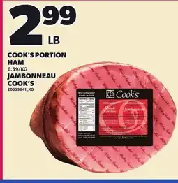 Independent Grocer COOK'S PORTION HAM offer
