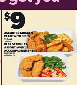 Independent Grocer ASSORTED CHICKEN PLATE WITH SIDES offer