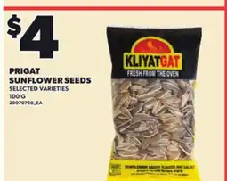 Loblaws PRIGAT SUNFLOWER SEEDS offer