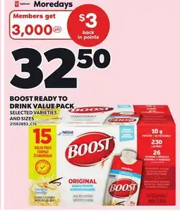 Independent Grocer BOOST READY TO DRINK VALUE PACK offer