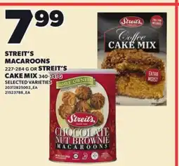Loblaws STREIT'S, 227-284 G OR STREIT'S CAKE MIX, 340-341 G offer
