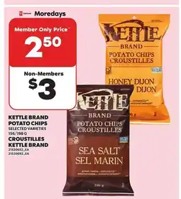 Independent Grocer KETTLE BRAND POTATO CHIPS, 156/198 G offer