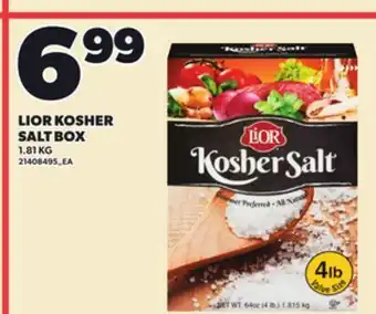 Loblaws LIOR KOSHER SALT BOX offer