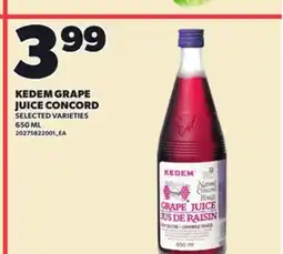 Loblaws KEDEM GRAPE JUICE CONCORD offer